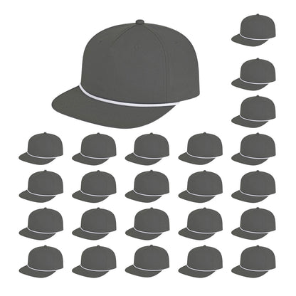 Cap America i7310 Unstructured 5 Panel Waypoint Rope Snapback Cap image 13
