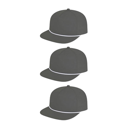 Cap America i7310 Unstructured 5 Panel Waypoint Rope Snapback Cap image 10