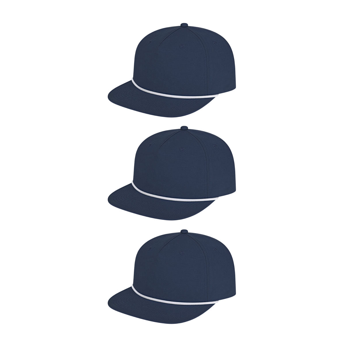Cap America i7310 Unstructured 5 Panel Waypoint Rope Snapback Cap image 17