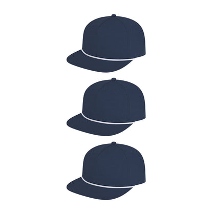 Cap America i7310 Unstructured 5 Panel Waypoint Rope Snapback Cap image 17