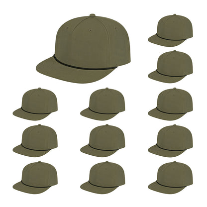 Cap America i7310 Unstructured 5 Panel Waypoint Rope Snapback Cap image 27