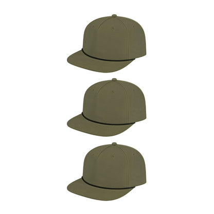 Cap America i7310 Unstructured 5 Panel Waypoint Rope Snapback Cap image 25