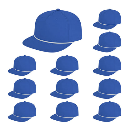 Cap America i7310 Unstructured 5 Panel Waypoint Rope Snapback Cap image 41