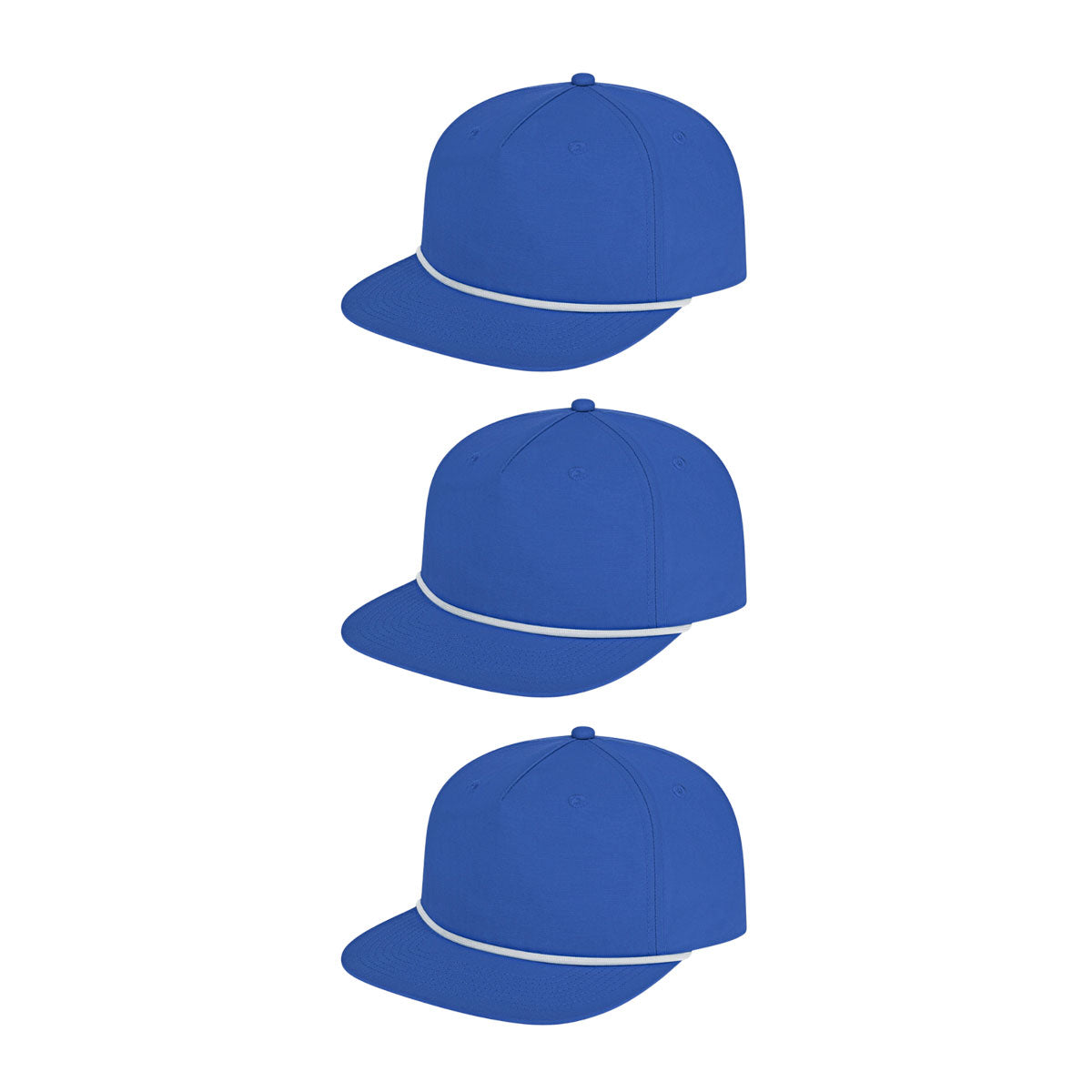 Cap America i7310 Unstructured 5 Panel Waypoint Rope Snapback Cap image 39