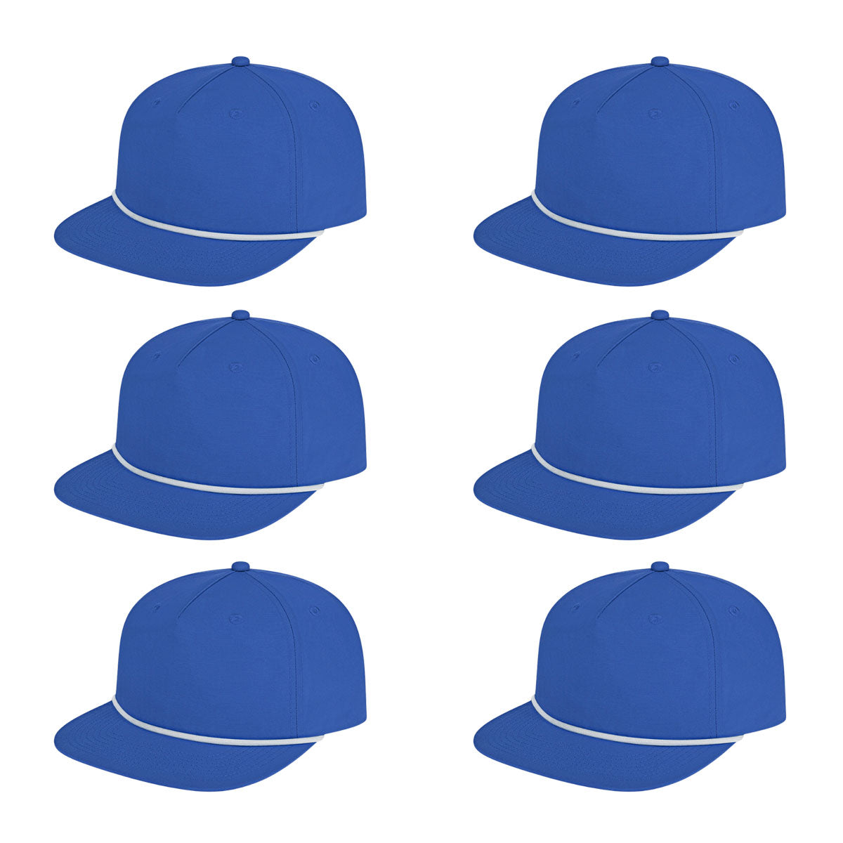 Cap America i7310 Unstructured 5 Panel Waypoint Rope Snapback Cap image 40