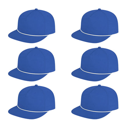 Cap America i7310 Unstructured 5 Panel Waypoint Rope Snapback Cap image 40