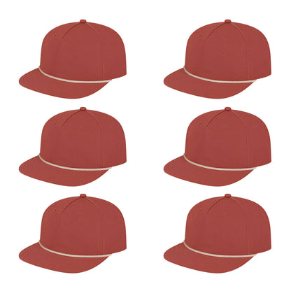 Cap America i7310 Unstructured 5 Panel Waypoint Rope Snapback Cap image 47