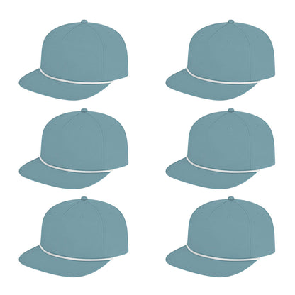 Cap America i7310 Unstructured 5 Panel Waypoint Rope Snapback Cap image 53