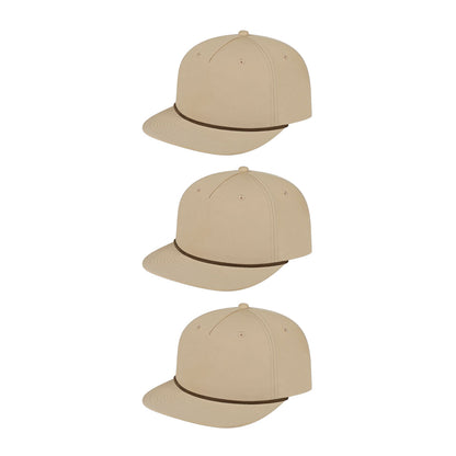 Cap America i7310 Unstructured 5 Panel Waypoint Rope Snapback Cap image 59