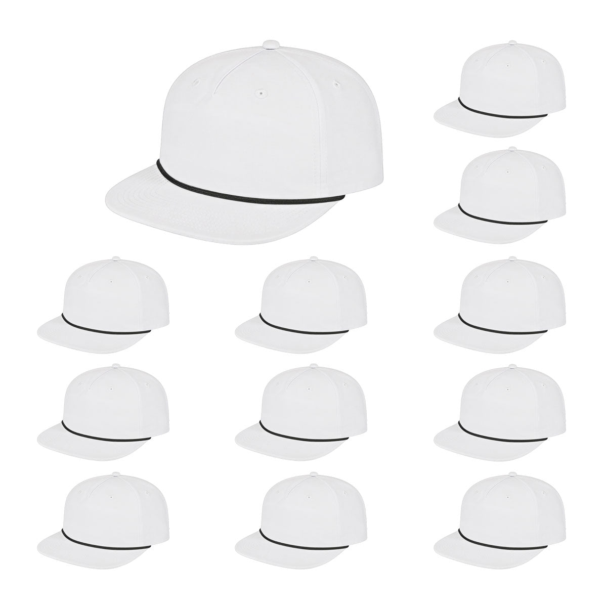Cap America i7310 Unstructured 5 Panel Waypoint Rope Snapback Cap image 68