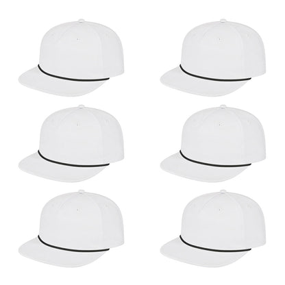 Cap America i7310 Unstructured 5 Panel Waypoint Rope Snapback Cap image 67