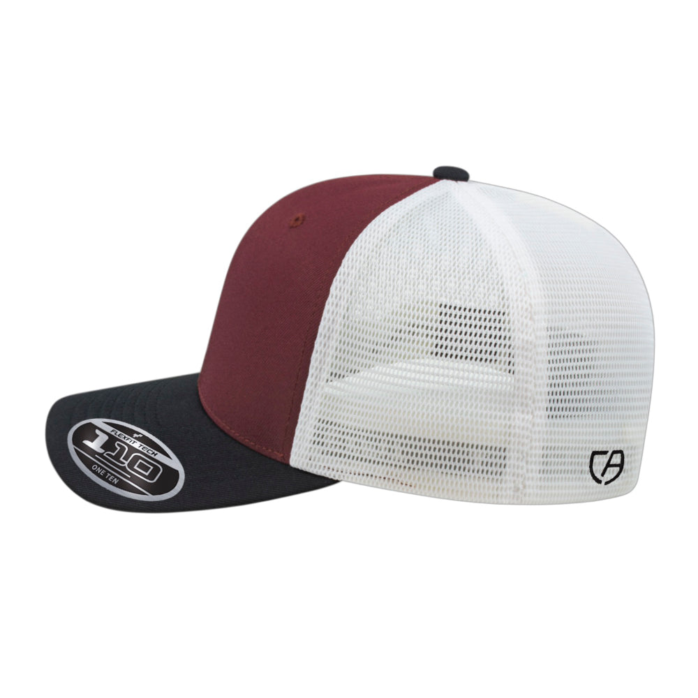 i8502-Maroon/Black/White image 3