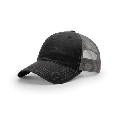 richardson-111-garment-washed-trucker-black-charcoal.jpg image