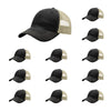 richardson-111-garment-washed-trucker-black-khaki-pk-12.jpg image