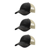 richardson-111-garment-washed-trucker-black-khaki-pk-3.jpg image