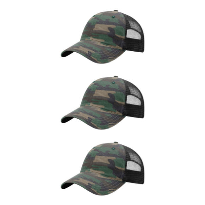 richardson-111-garment-washed-trucker-green-camo-black-pk-3.jpg image
