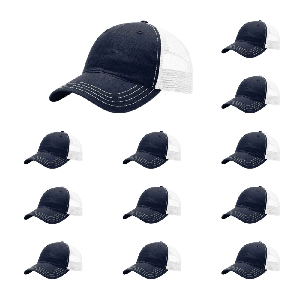 richardson-111-garment-washed-trucker-navy-white-pk-12.jpg image