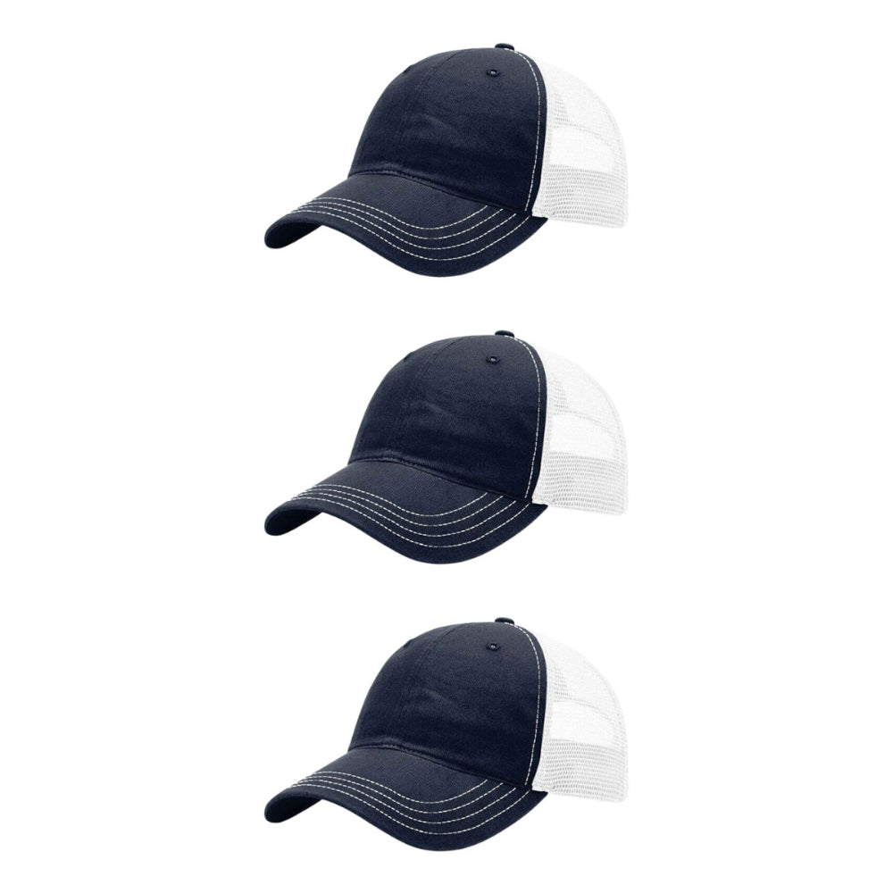 richardson-111-garment-washed-trucker-navy-white-pk-3.jpg image