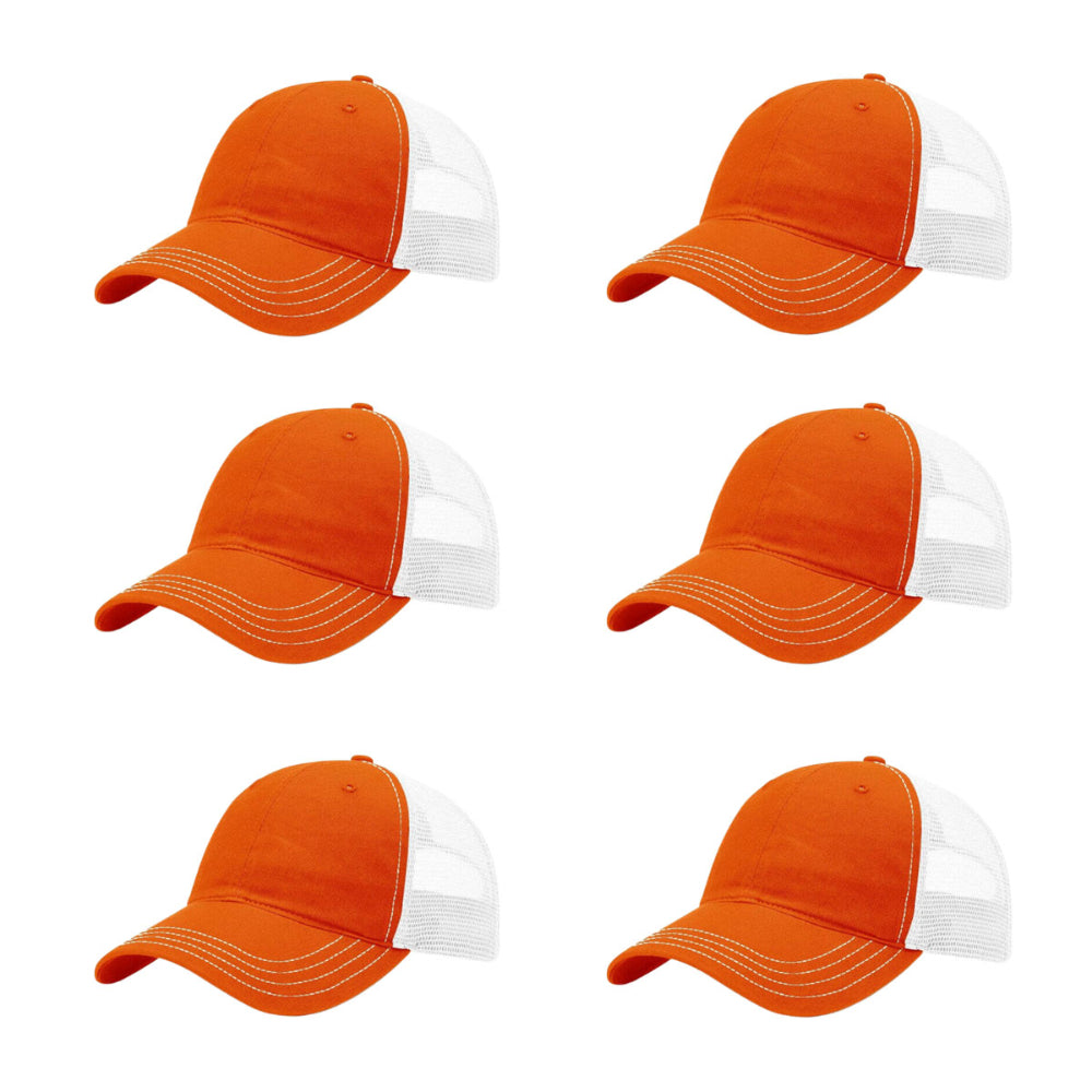 richardson-111-garment-washed-trucker-orange-white-pk-6.jpg image