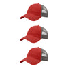richardson-111-garment-washed-trucker-red-charcoal-pk-3.jpg image