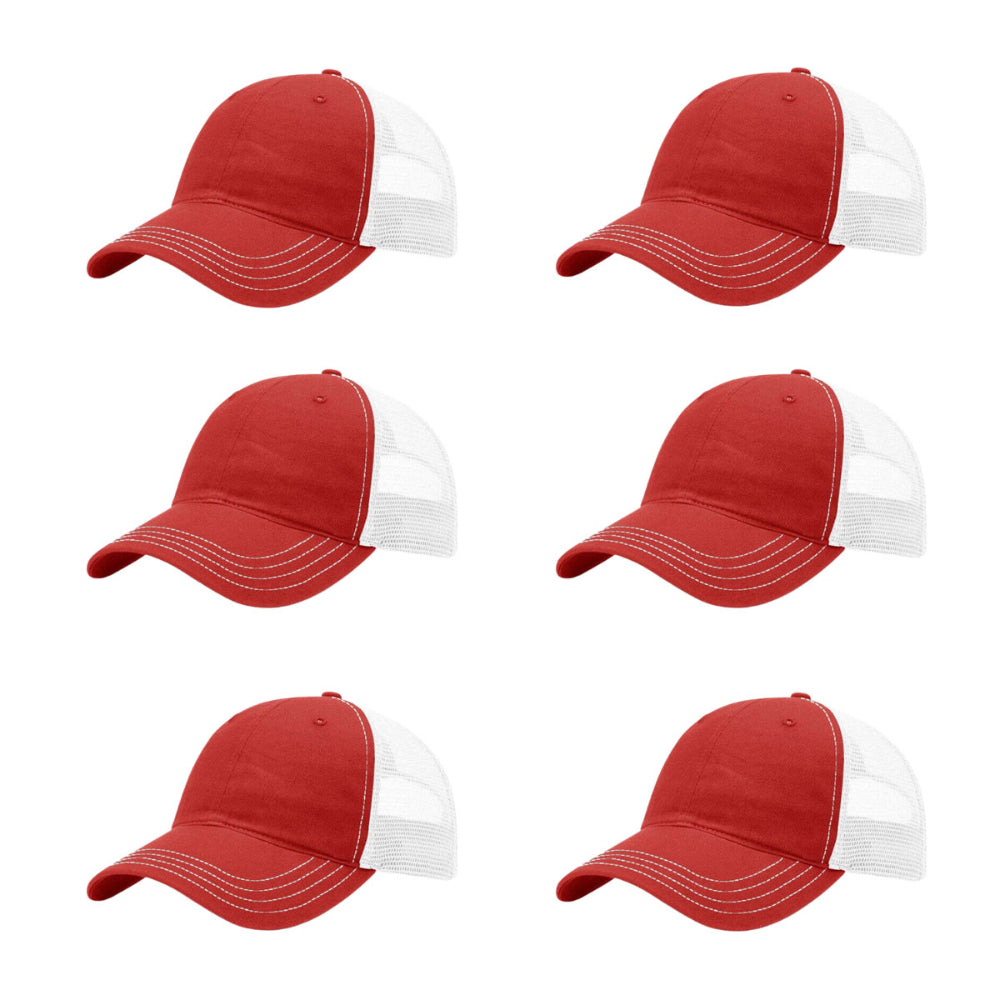 richardson-111-garment-washed-trucker-red-white-pk-6.jpg image