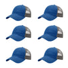 richardson-111-garment-washed-trucker-royal-charcoal-pk-6.jpg image
