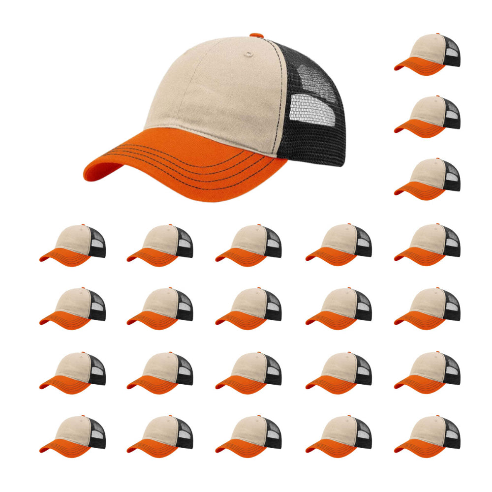 richardson-111-garment-washed-trucker-stone-black-orange-pk-24.jpg image