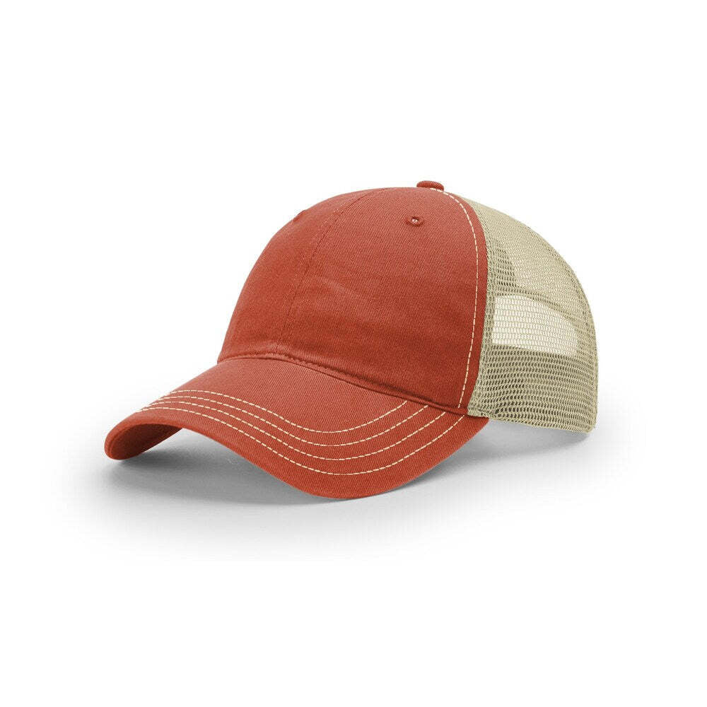 richardson-111-garment-washed-trucker-texas-orange-khaki.jpg image