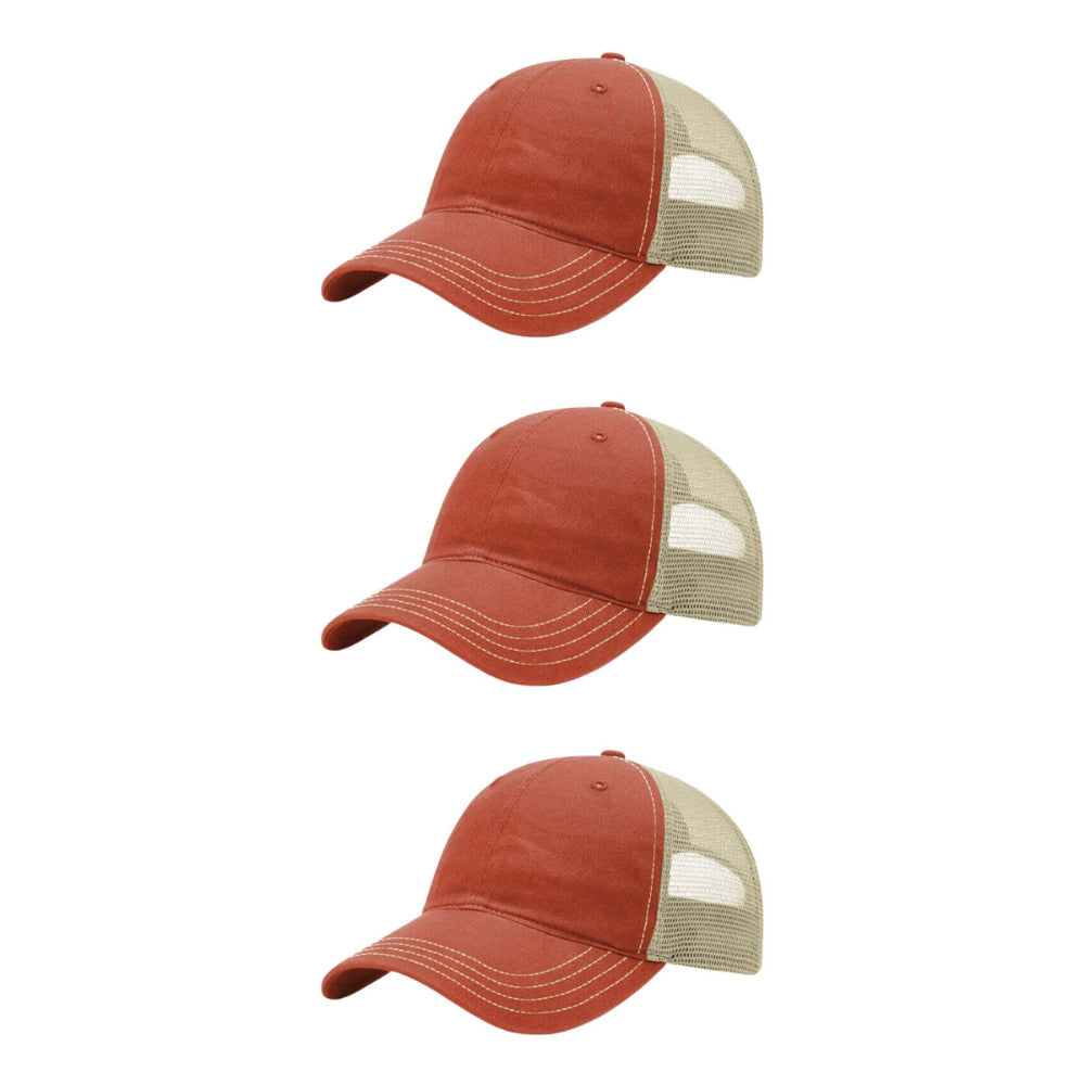 richardson-111-garment-washed-trucker-texas-orange-khaki-pk-3.jpg image