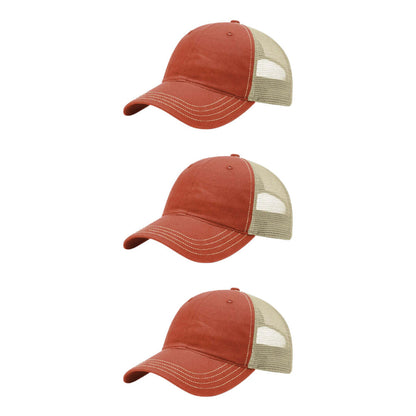 richardson-111-garment-washed-trucker-texas-orange-khaki-pk-3.jpg image