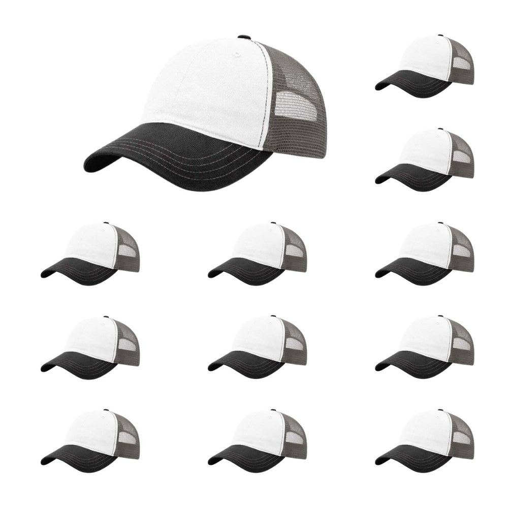 richardson-111-garment-washed-trucker-white-charcoal-black-pk-12.jpg image