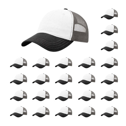 richardson-111-garment-washed-trucker-white-charcoal-black-pk-24.jpg image