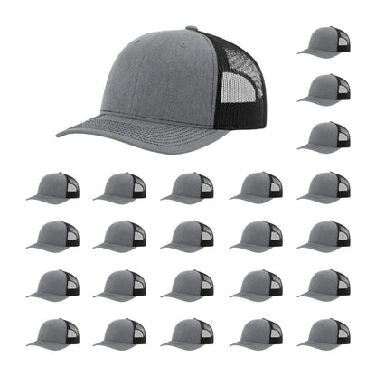 richardson-112-xl-twill-mesh-back112-thp-xl-htr-wht-pk-24 image