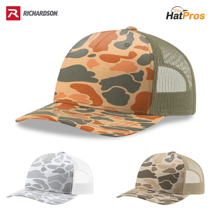 Richardson 112PFP Printed Five Panel Trucker (New Colors for 2025!)