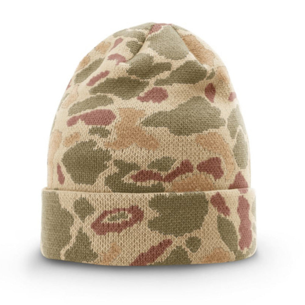 Richardson 126 Duck Camo Warm Double-Layer Beanie