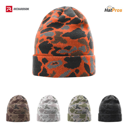 Richardson 126 Duck Camo Warm Double-Layer Beanie (New Style for 2025!)