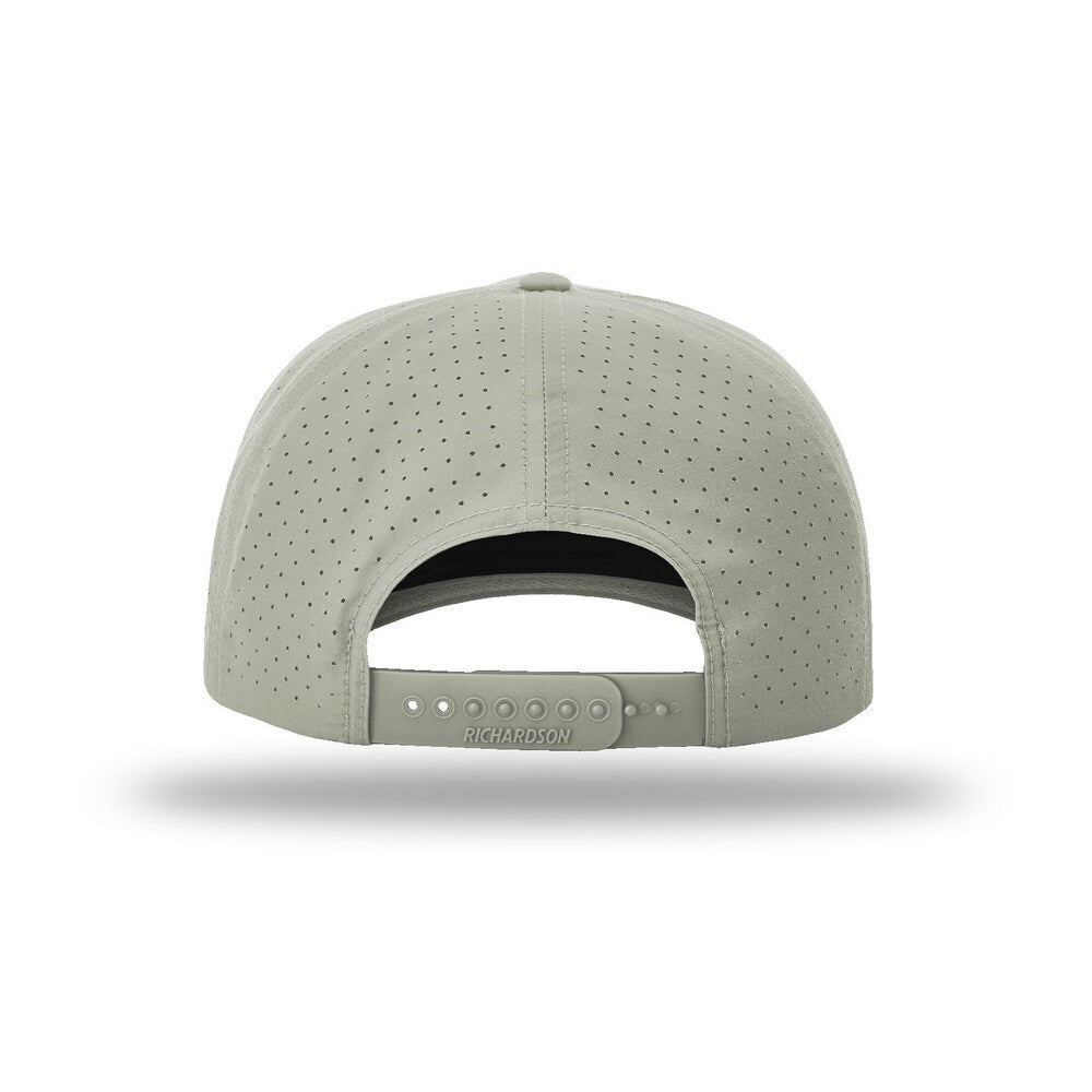 Richardson 355 Laser Perforated 5-panel Trucker Snapback Hat |OSFM Baseball Cap w/ Paracord Bill Rope  50