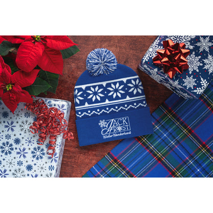 Cap America RKF12 Snowflake Knit Cap with Cuff