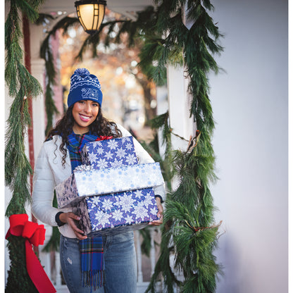 Cap America RKF12 Snowflake Knit Cap with Cuff