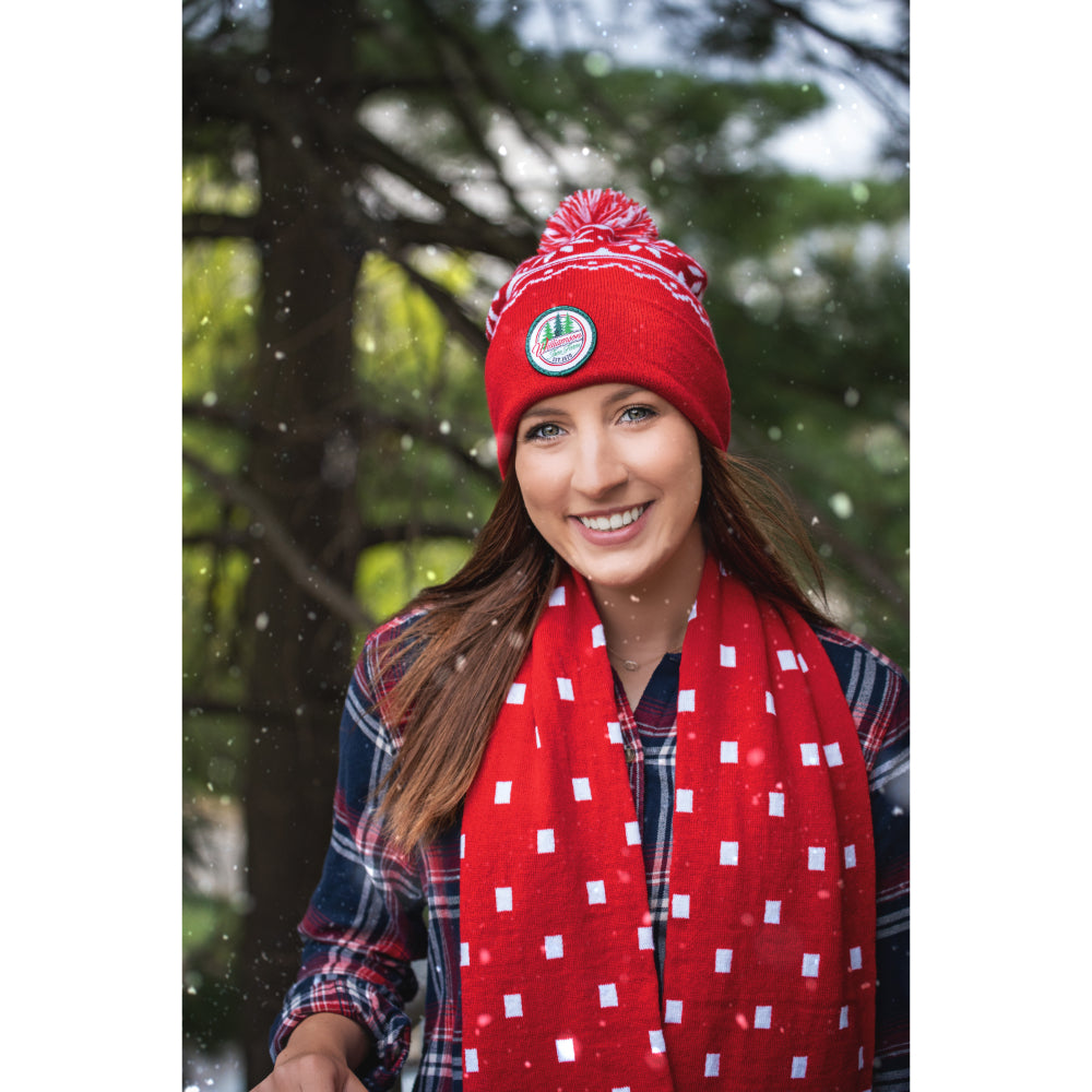 Cap America RKF12 Snowflake Knit Cap with Cuff