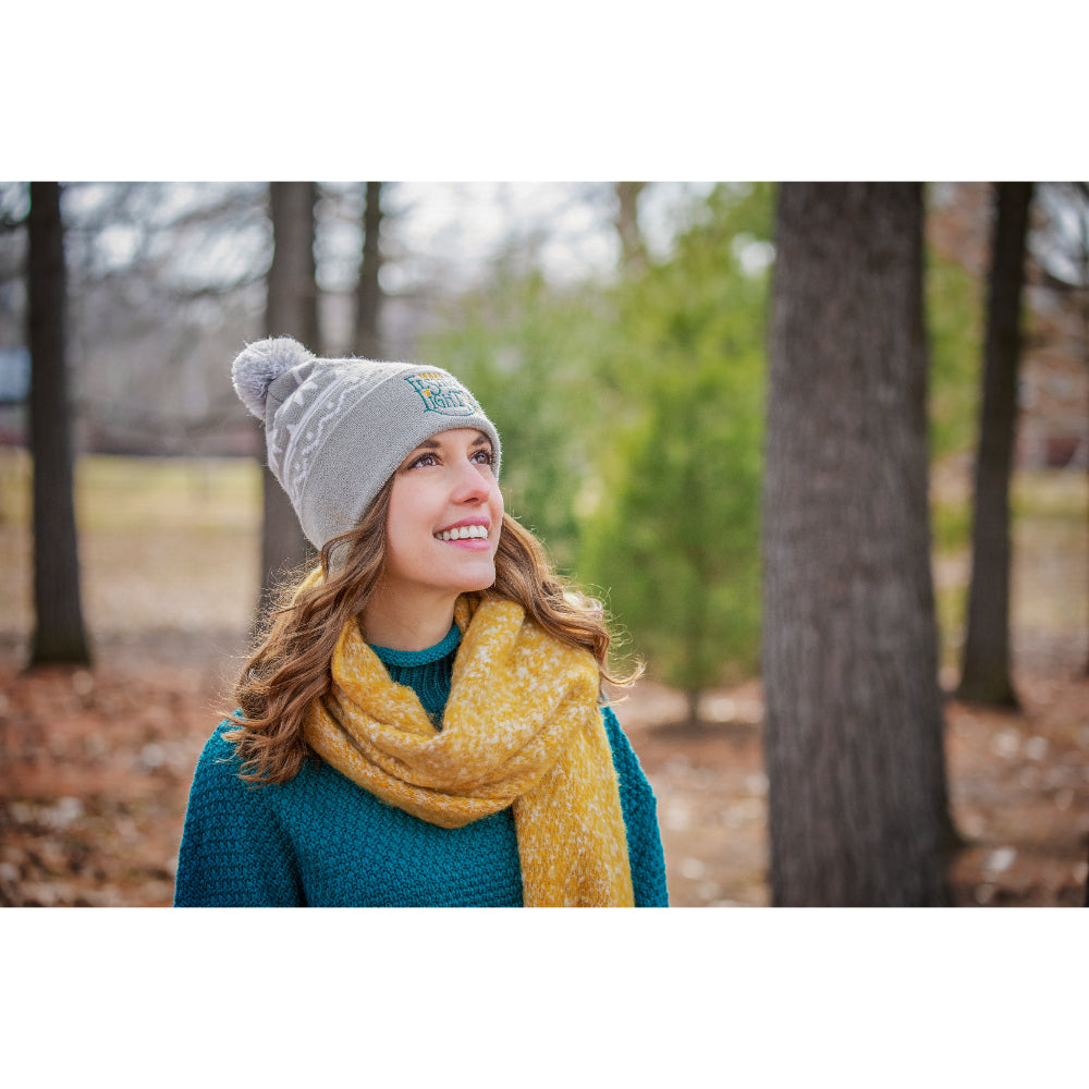 Cap America RKF12 Snowflake Knit Cap with Cuff