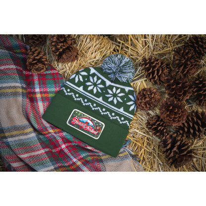 Cap America RKF12 Snowflake Knit Cap with Cuff