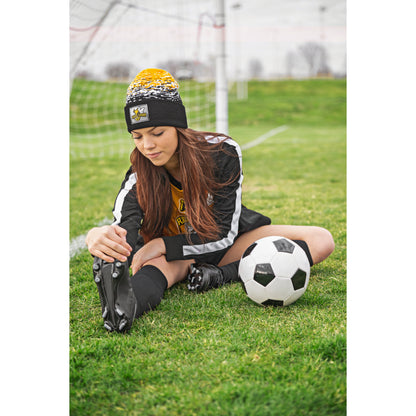 Cap America RKS12 Static Pattern Knit Cap with Cuff