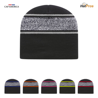 Cap America RKV9 Variegated Striped Beanie