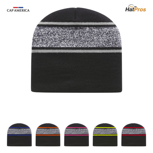 Cap America RKV9 Variegated Striped Beanie