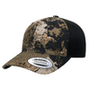 Yp Classics Retro Trucker Hat 6606-Coyote Brown/Black