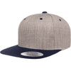 Yupoong Hat Snapback Pro-Style Wool Blend Cap 6089-Heather/Navy
