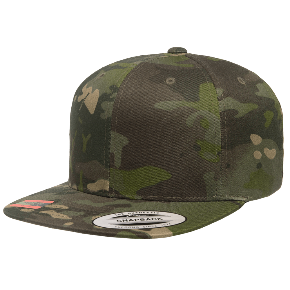 Yupoong Hat Snapback Pro-Style Wool Blend Cap 6089-Multicam Tropic