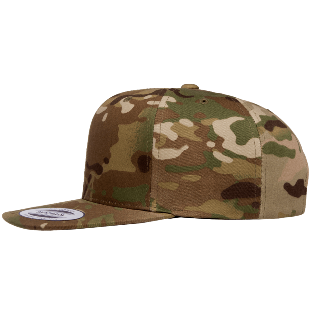 Yupoong Hat Snapback Pro-Style Wool Blend Cap 6089-Multicam