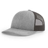 115 Richardson Cap Low Pro Trucker- Heather Grey/Dark Charcoal